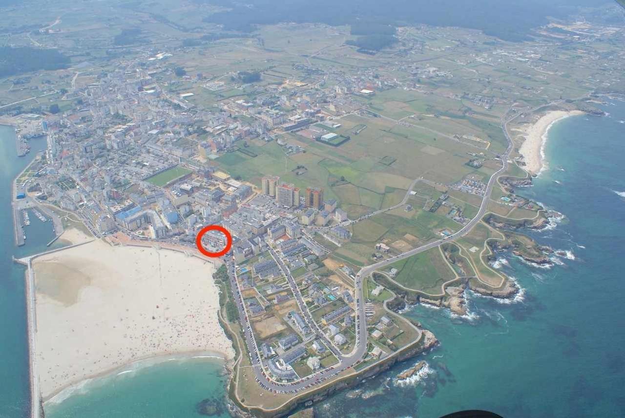 Vivienda En 1ª Linea De Playa Rapadoira Fozアパートメント エクステリア 写真